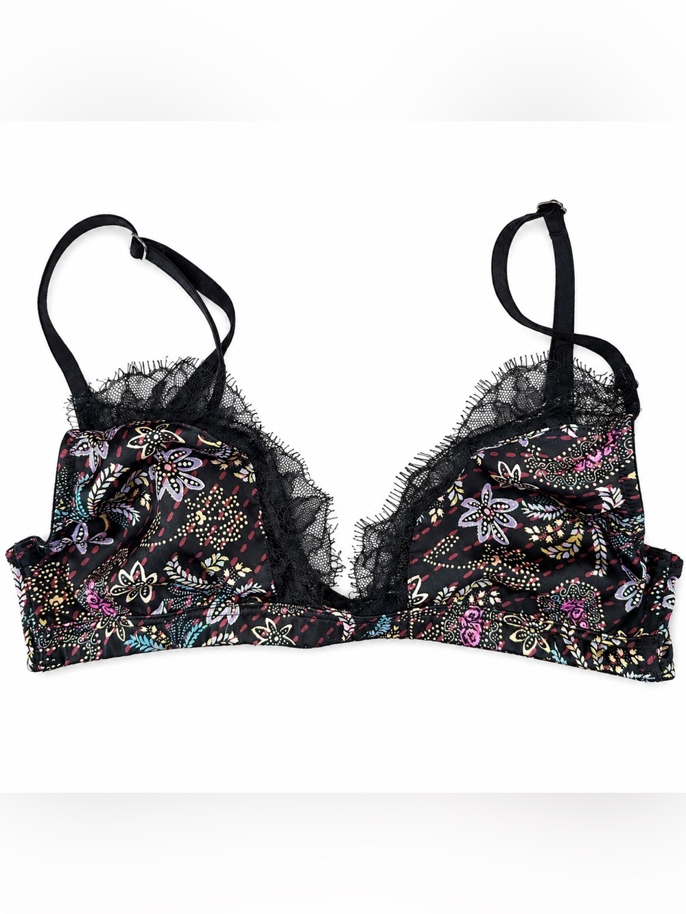 Victoria's Secret Floral Lace Bralette XS
